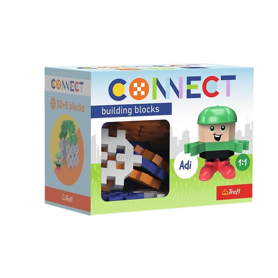 61981 Klocki Connect - Pocket 35 - Boy - ADI Trefl