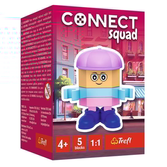 62027 Klocki Connect - SQUAD - figurki - AMY Trefl