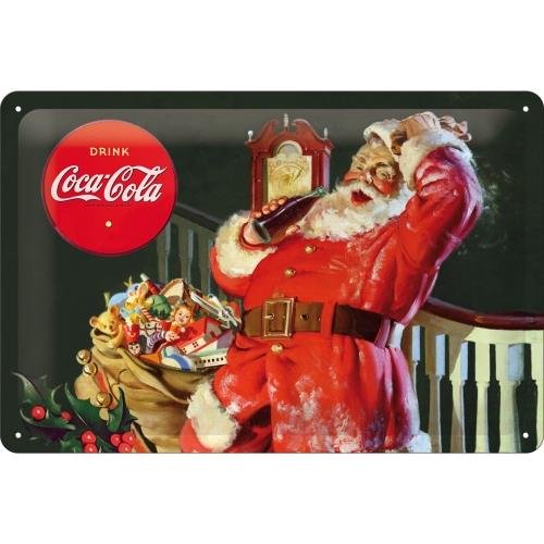 62755 Plakat 20x30 Coca-Cola Santa Nostalgic-Art Merchandising