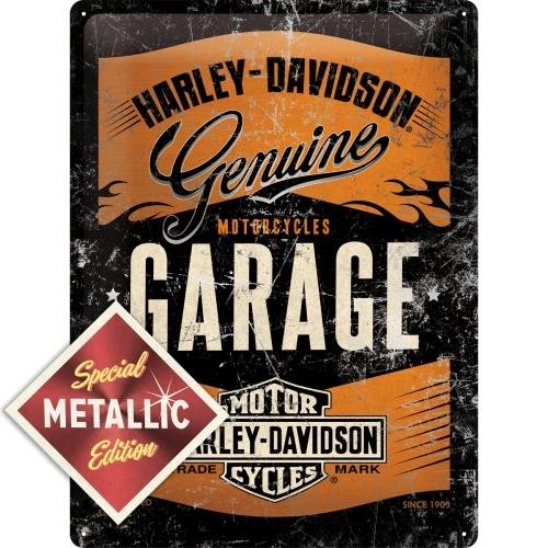 63304 Plakat 30x40 Harley-Davidson Garag Nostalgic-Art Merchandising