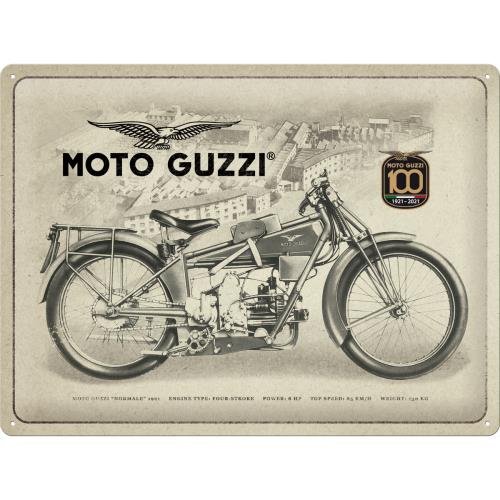 63401 Plakat 30x40 Moto Guzzi 100 Year Nostalgic-Art Merchandising