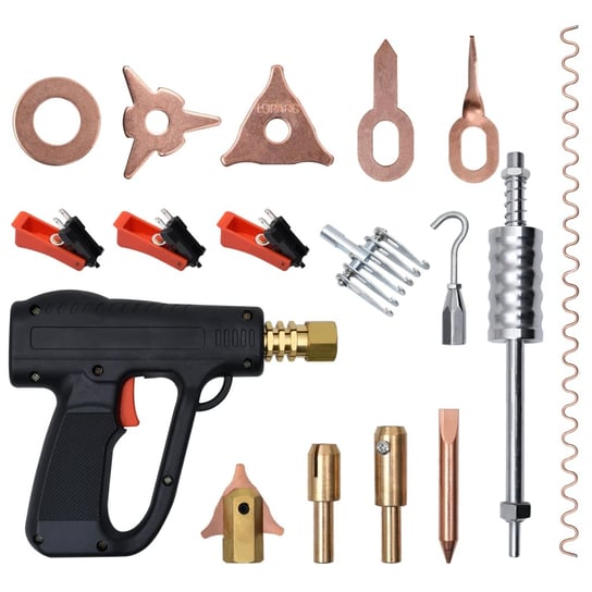 66-elementowy zestaw do usuwania wgnieceń z pistoletem vidaXL