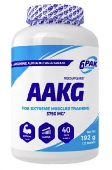 6Pak Aakg 120 Tabletek 6PAK NUTRITION