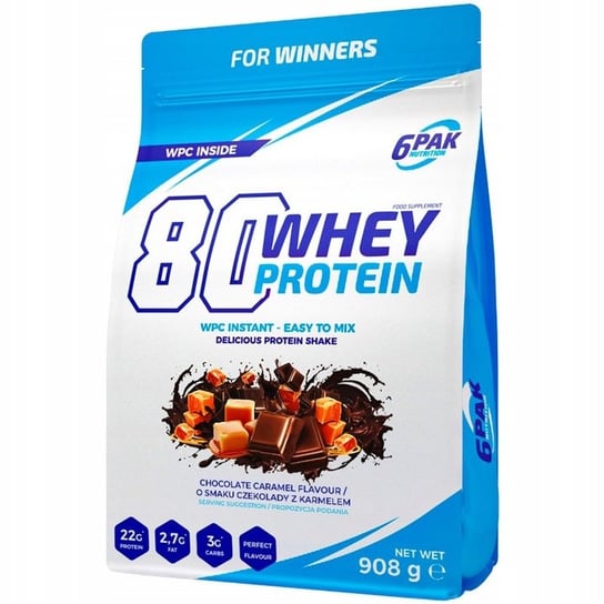 6Pak Nutrition 80 Whey Protein 908G 6PAK NUTRITION