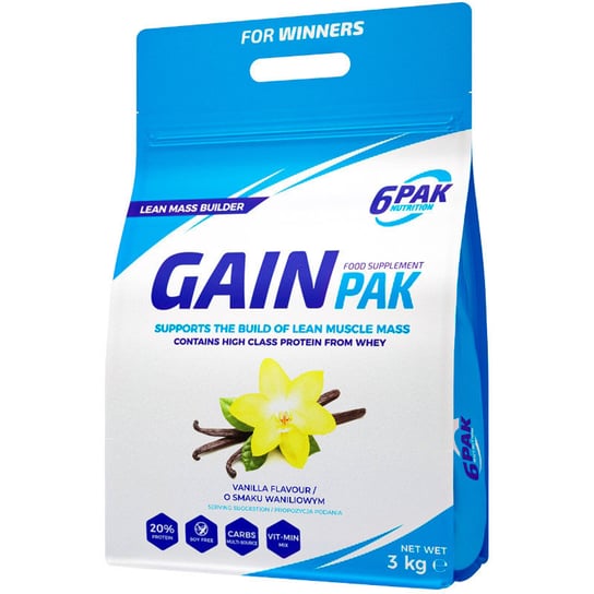 6Pak Nutrition Gain Pak 3000G 6PAK NUTRITION