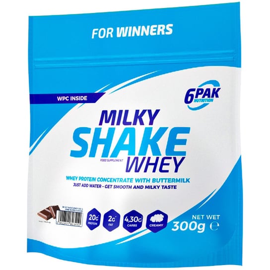 6Pak Nutrition Milky Shake Whey 300G 6PAK NUTRITION