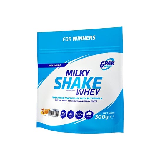 6Pak Nutrition Milky Shake Whey 300G - Miód - Sezam 6PAK NUTRITION