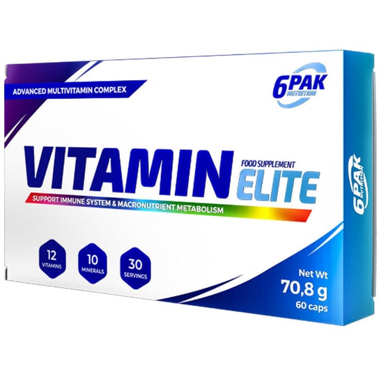 6PAK Nutrition Vitamin Elite 60caps 6PAK NUTRITION