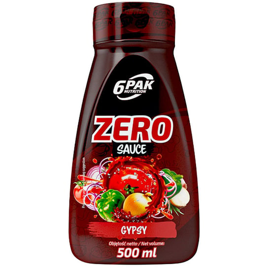 6Pak Nutrition Zero Sauce Gypsy 500Ml 6PAK NUTRITION