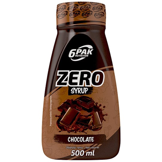 6Pak Nutrition Zero Syrup Chocolate 500Ml 6PAK NUTRITION