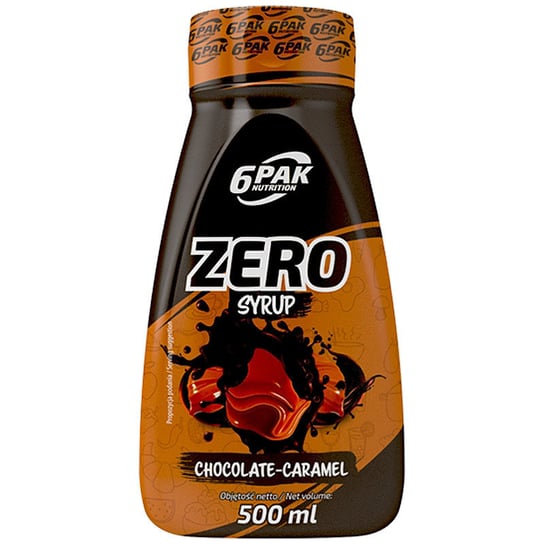 6Pak Nutrition Zero Syrup Chocolate-Caramel 500Ml Chocolate Caramel 6PAK NUTRITION