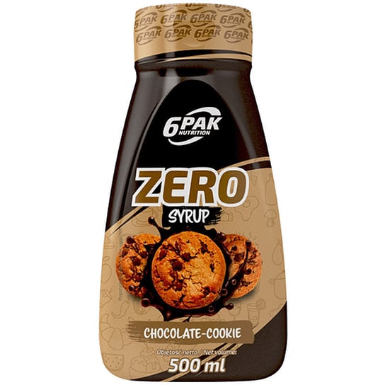 6Pak Nutrition Zero Syrup Chocolate-Cookie 500Ml 6PAK NUTRITION
