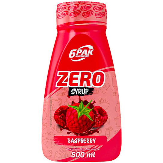 6Pak Nutrition Zero Syrup Raspberry 500Ml 6PAK NUTRITION