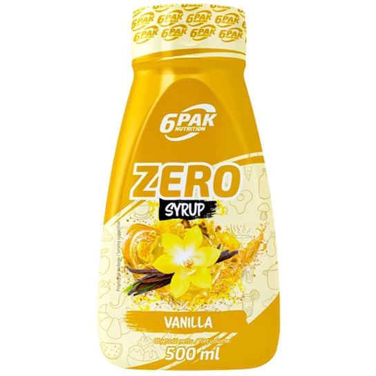 6Pak Nutrition Zero Syrup Vanilla 500Ml Vanilia 6PAK NUTRITION