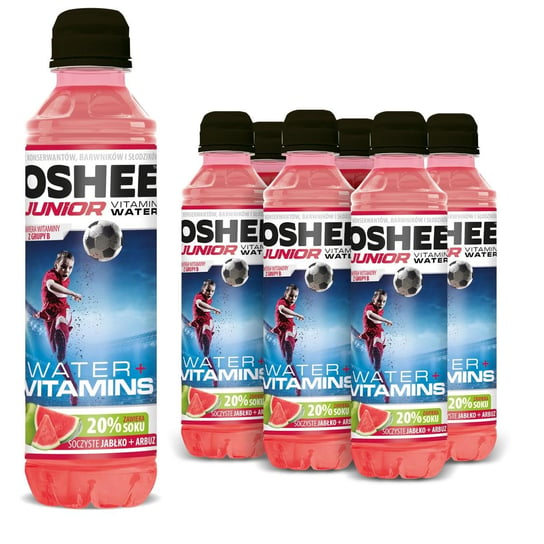 6x Junior by OSHEE Vitamin Water jabłko - arbuz 555 ml Oshee