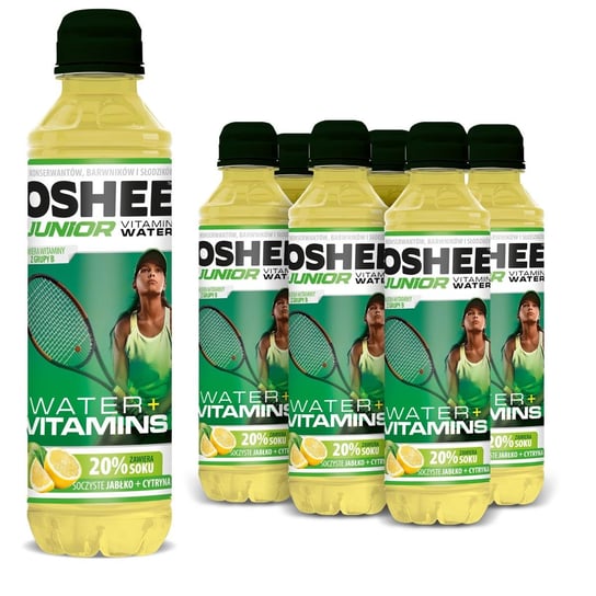 6x Junior by OSHEE Vitamin Water jabłko - cytryna 555 ml Oshee