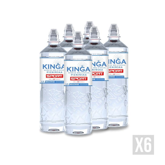 6x Kinga Pienińska woda mineralna SPORT niegazowana 0,7l Kinga Pienińska