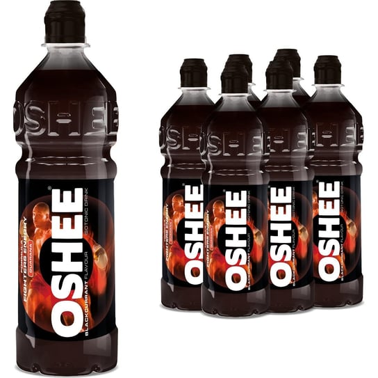 6x OSHEE Isotonic Drink czarna porzeczka 750 ml Oshee
