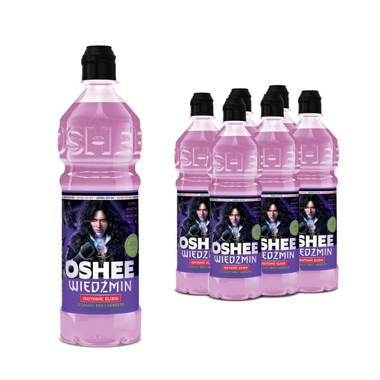 6x OSHEE WiedĹşmin Isotonic Drink bez - agrest 750 ml Oshee