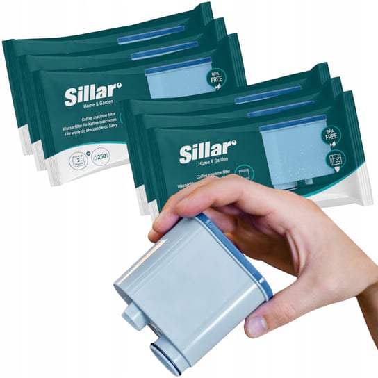 6x Sillar filtr wody do ekspresu Philips Saeco z system AquaClean zamiennik Sillar