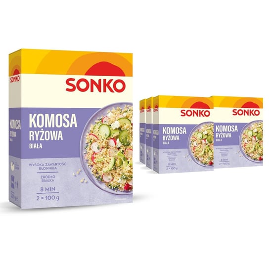 6x SONKO Quinoa Komosa ryżowa biała 2x100g Sonko