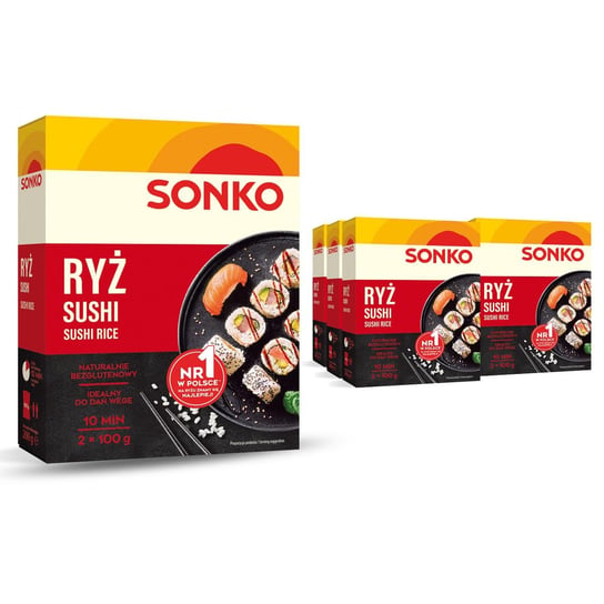 6x SONKO Ryż sushi 2x100g Sonko