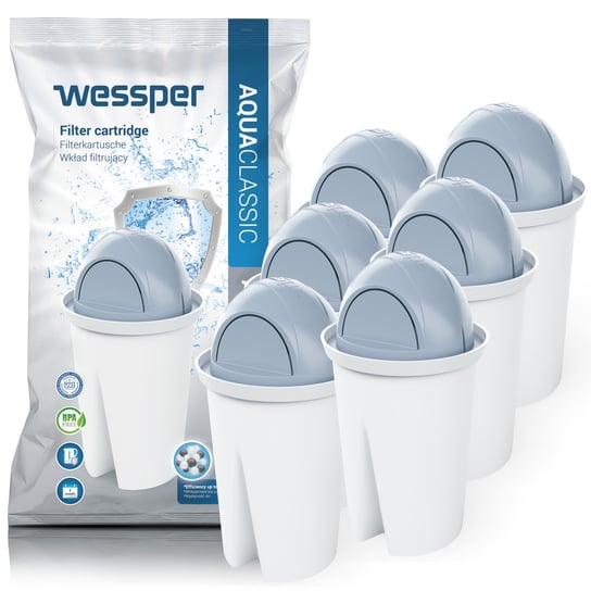 6X Wkład Wessper Twarda Woda Do Aquaphor Zamiennik Wessper