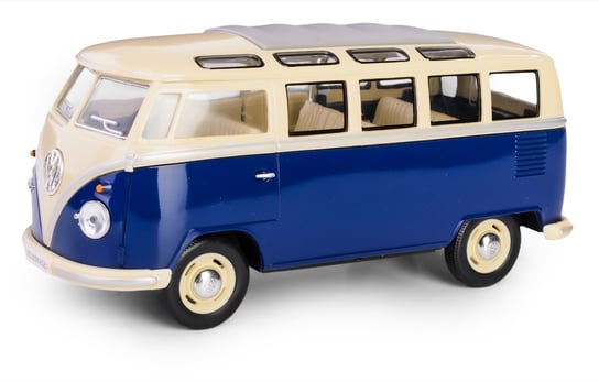 7'' 1962 Volkswagen Classical Bus-Niebieski KINSMART