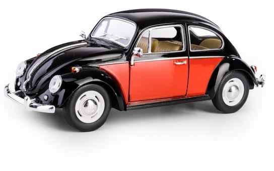 7'' 1967 Volkswagen Classical Beetle-Czarno-Czerowony Kinoty