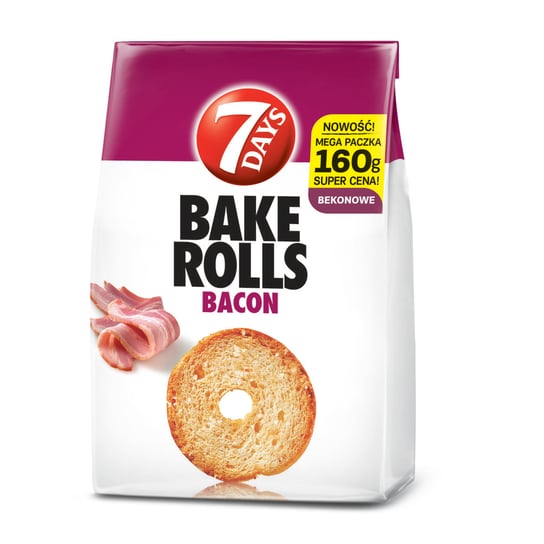 7days bake rolls o smaku bekonu 160 g 7Days