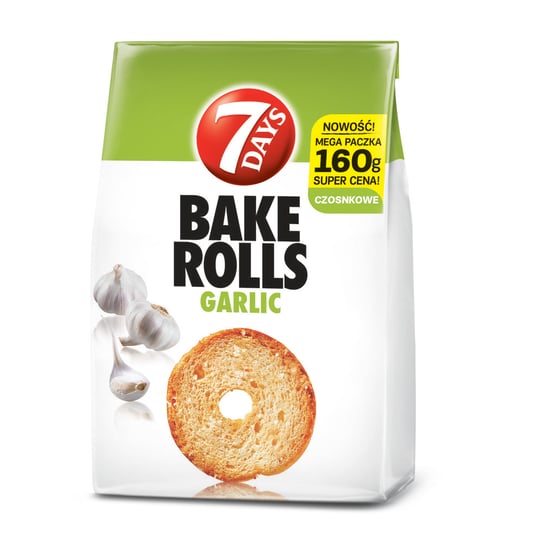 7days bake rolls o smaku czosnku 160 g 7Days