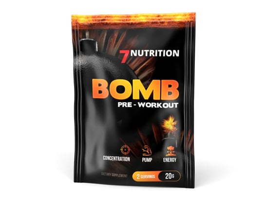 7Nutrition, Booster, Bomb Pre-Workout, 20 g 7Nutrition