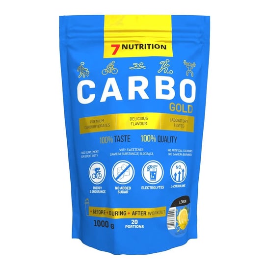 7Nutrition - Carbo Gold 1 kg - cytrynowy 7 Nutrition