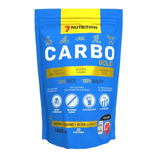 7Nutrition - Carbo Gold 1 kg - grejpfrutowy 7 Nutrition