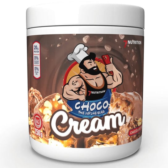 7Nutrition Choco The Influencer Cream Chocolate Peanut Crunch 750g 7Nutrition