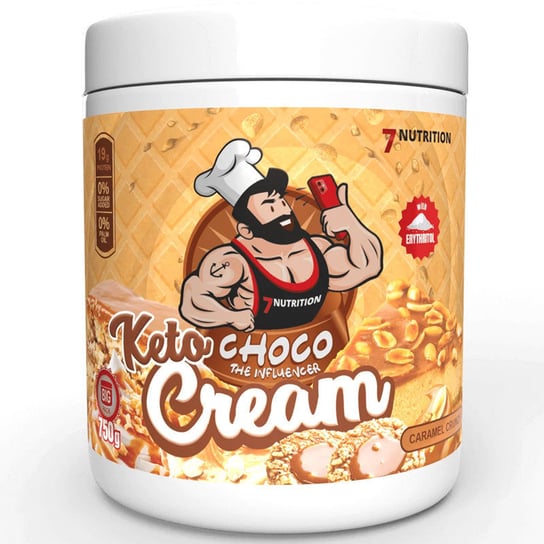 7Nutrition Choco The Influencer Keto Cream Caramel Crunch 750G 7Nutrition