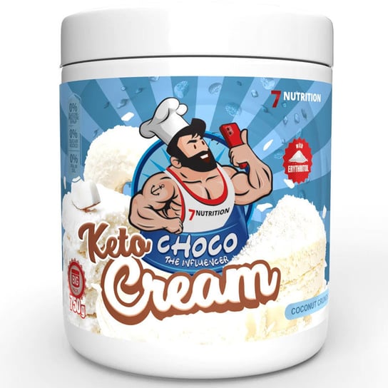 7Nutrition Choco The Influencer Keto Cream Coconut Crunch 750G 7Nutrition