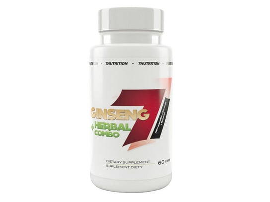7Nutrition, Ginseng + Herbal Combo, Suplement diety, 60 kaps. 7Nutrition
