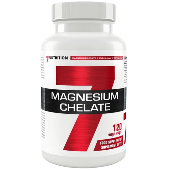 7Nutrition Magnesium Chelate Suplement diety, 120Vcaps 7Nutrition