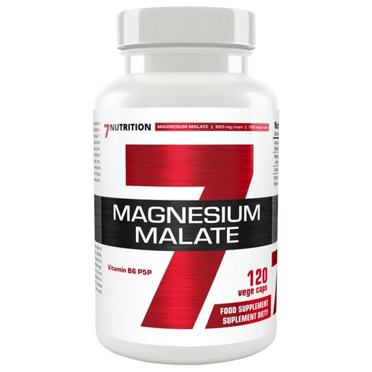 7Nutrition Magnesium Malate Suplement diety, 120 vege kaps. 7Nutrition