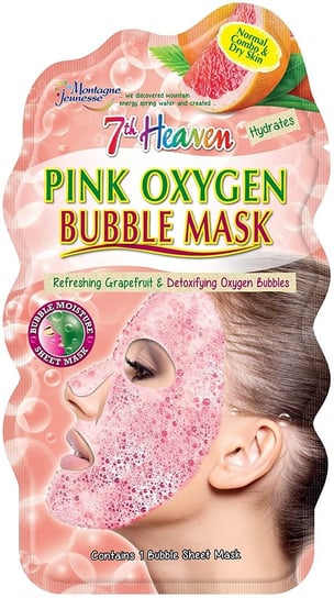 7th Heaven, Pink Oxygen Bubble Mask nawilżająca maseczka bąbelkowa w płachcie 1szt 7th Heaven