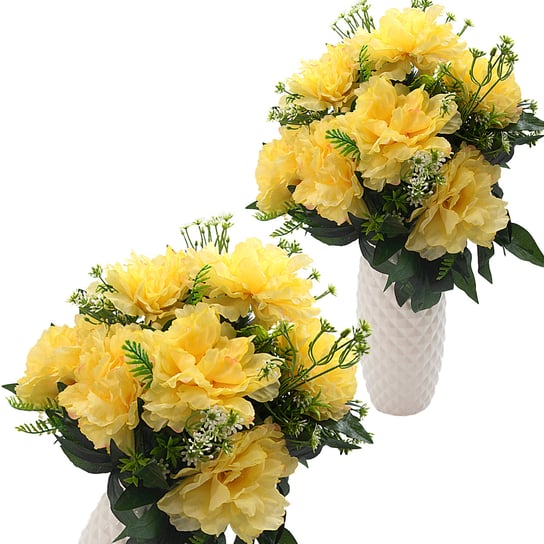 7X Kwiaty Bukiet Sztucznych Kwiatów Ozdobnych 45Cm decortrend