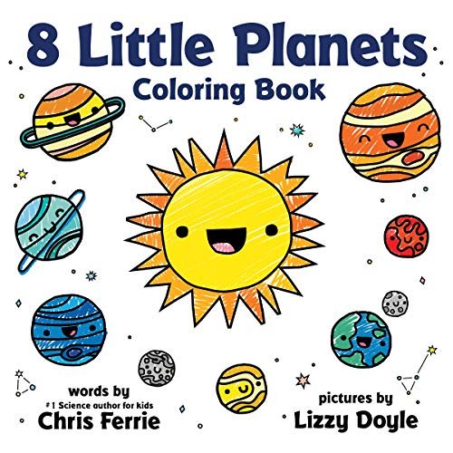 8 Little Planets Coloring Book Ferrie Chris