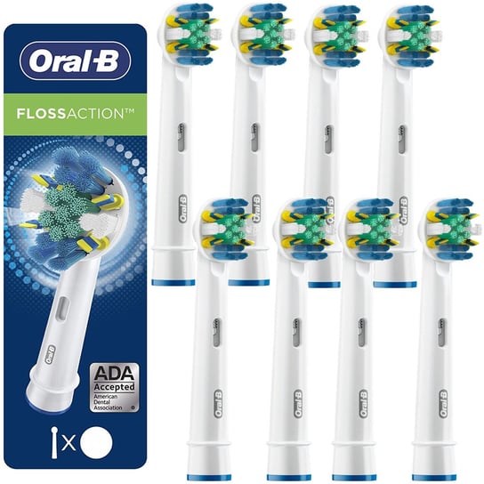 8 ORYGINALNYCH KOŃCÓWEK ORAL-B FLOSS ACTION Oral-B