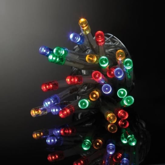 80 wielokolorowych girland LED o długości 3 m, przezroczystego drutu Inna marka