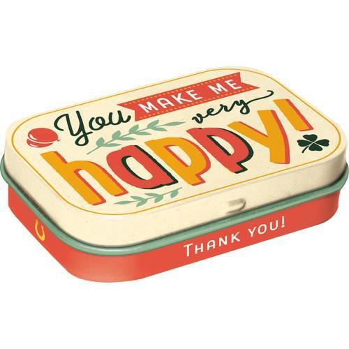 81404 Mint Box You Make Me Happy Nostalgic-Art Merchandising