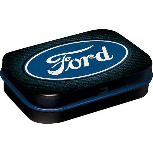 81417 Mint Box Ford Logo Blue Shine Nostalgic-Art Merchandising