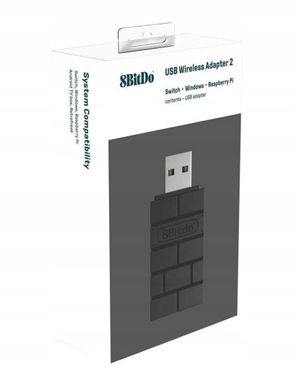 8BitDo USB Wireless Adapter 2 Black (RET00283) 8bitdo