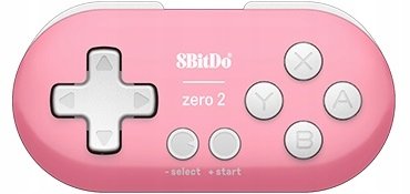 8BitDo Zero 2 Bluetooth Gamepad Mini Controller - Pink (RET00220) 8bitdo
