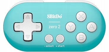 8BitDo Zero 2 Bluetooth Gamepad Mini Controller Turquoise (RET00222) 8bitdo